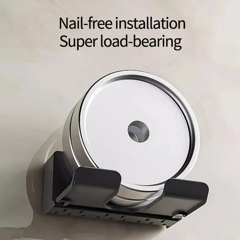 1 x Hair Dryer Holder, Wall Mount Hair Dryer Holder, Flat Iron Holder, Hair Dryer Organizer, Plastic Box, Hair Dryer Holder, Bathroom Organizer
