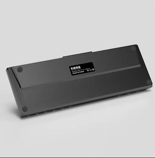 Teclado mecânico com fio K68, 10 tipos de luz de fundo colorida, para jogos e escritório, compatível com Microsoft Windows e Apple iOS.