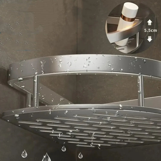 Bathroom Storage Shelf, Eco-Friendly and Recyclable, Shampoo Holder, Shower Soap Solution Organizer, Household Products 