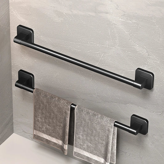 White bathroom towel rack without drilling, black bathroom towel rack, self-adhesive towel rack, bathroom towel rack